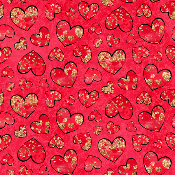 Simple Heart Red - HTV Pattern