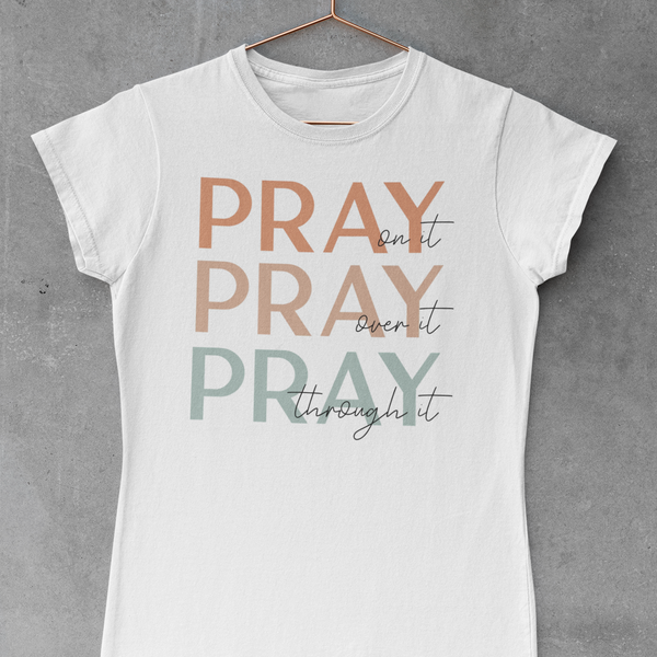 Pray Pray Pray Boho Transfer - iCraftVinyl