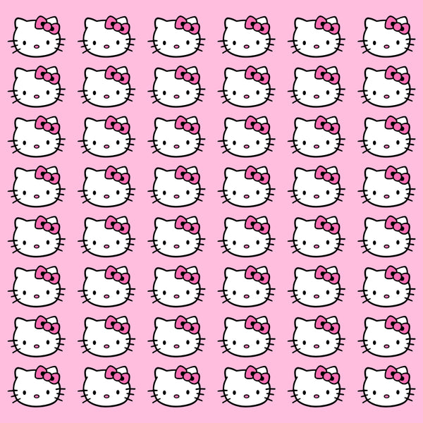 Hello Kitty 12x12 Patterned Vinyl Sheet - iCraftVinyl