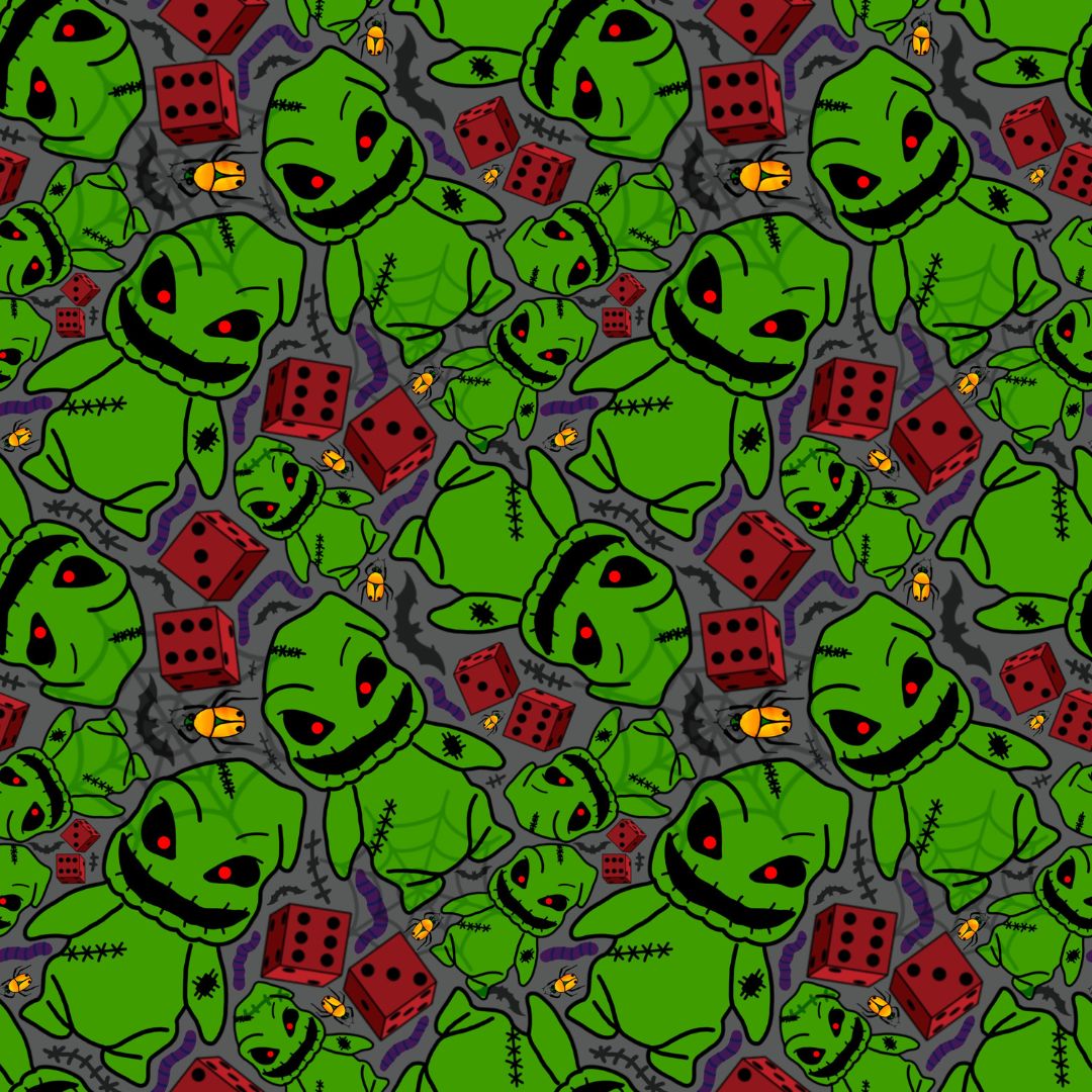 Oogie Boogie 12x12 Patterned Vinyl Sheet - iCraftVinyl