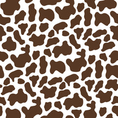 Cow Print Brown & White Multi-Pack Printed Craft Vinyl 3 Sheets 12x12 for  Vinyl Cutters
